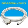 Cáp kết nối HMI DOP serial A và DOP serial B của Delta với PLC FX Mitsubishi